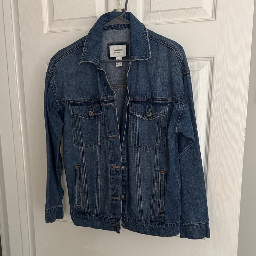 Forever 21 Classic Blue Jean Jacket